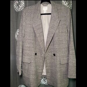 H&M Plaid Blazer